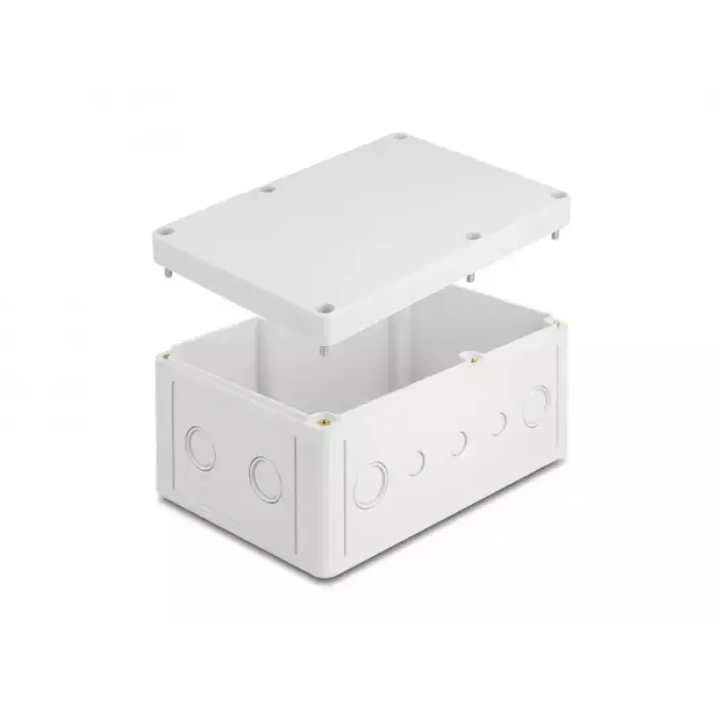 DeLOCK asennuskotelo 180x125x90mm harmaa ABS ulkokäyttöön
