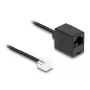 DeLOCK puhelinkaapeli RJ11-pistoke - RJ45-liitin musta 5 m