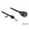 Verkkokaapeli DeLOCK 88006 RJ45-liitin - piikkirima liitin Cat5e 0,23 m musta