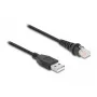 DeLOCK RJ50 naar USB 2.0 Type-A viivakoodilukijakaapeli 3 m F/UTP