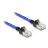 DeLOCK verkkokaapeli RJ45 Cat.6A 1 m sininen