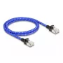 DeLOCK verkkokaapeli RJ45 Cat.6A 1 m sininen
