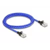 DeLOCK verkkokaapeli RJ45 2 m Cat6A U/FTP sininen