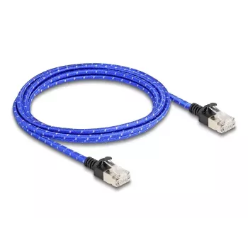 DeLOCK verkkokaapeli RJ45 2 m Cat6A U/FTP sininen