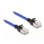 DeLOCK verkkokaapeli RJ45 2 m Cat6A U/FTP sininen