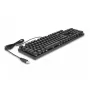 DeLOCK 12115 pelinäppäimistö USB QWERTZ saksa musta mekaaninen RGB