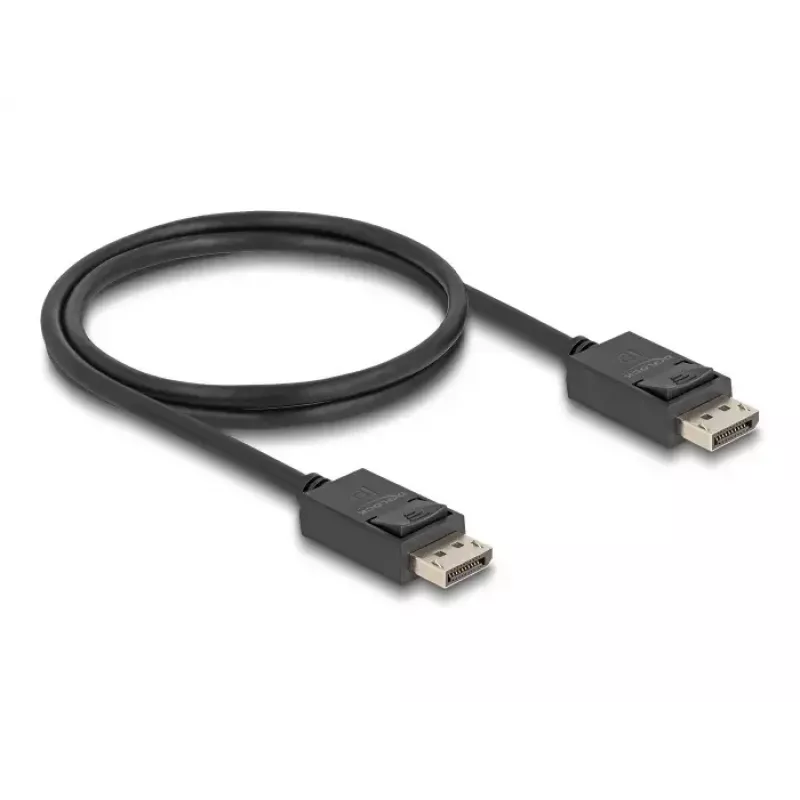 Koaksiaalinen DisplayPort-kaapeli DeLOCK 80491 16K 60 Hz 80 Gbit/s 1 m