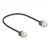Verkkokaapeli DeLOCK RJ45 Cat.6 UTP 0,3 m musta