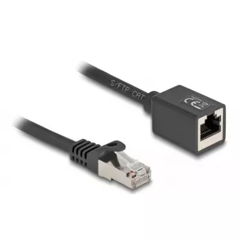 Verkkokaapeli DeLOCK 88052 RJ-45 Cat6a 0,5 m musta