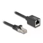 Verkkokaapeli DeLOCK 88052 RJ-45 Cat6a 0,5 m musta