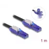 Verkkokaapeli DeLOCK 80926 RJ-45 Cat6 1 m musta violetti