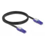 Verkkokaapeli DeLOCK 80926 RJ-45 Cat6 1 m musta violetti