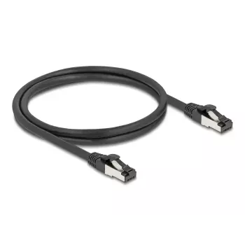 Verkkokaapeli DeLOCK 80571 RJ-45 Cat8.1 1 m musta