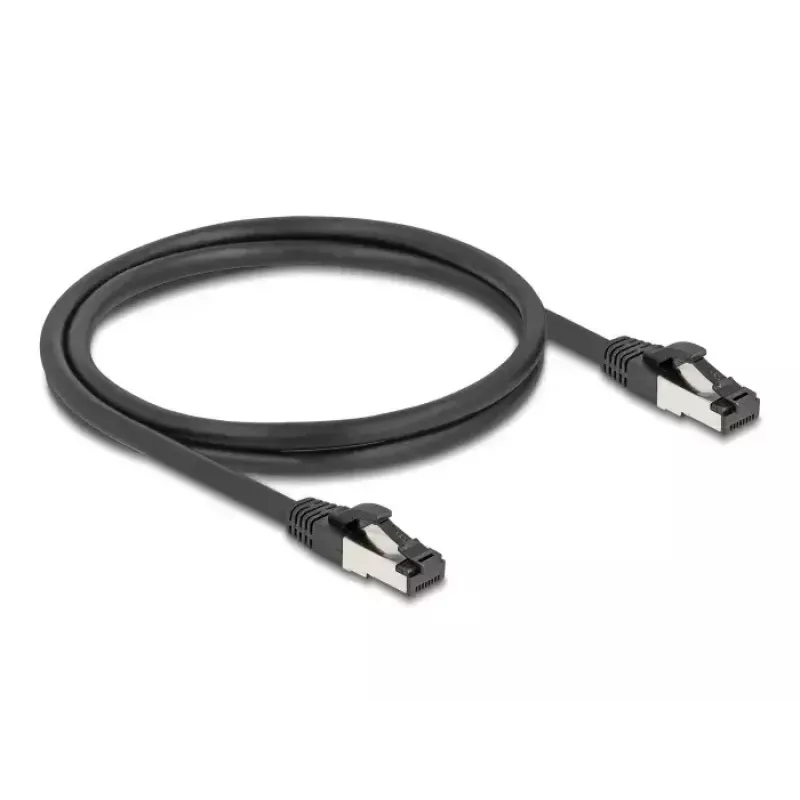Verkkokaapeli DeLOCK 80571 RJ-45 Cat8.1 1 m musta