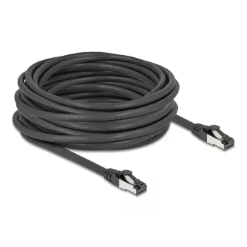 Verkkokaapeli DeLOCK 80575 RJ-45 Cat8.1 10 m musta