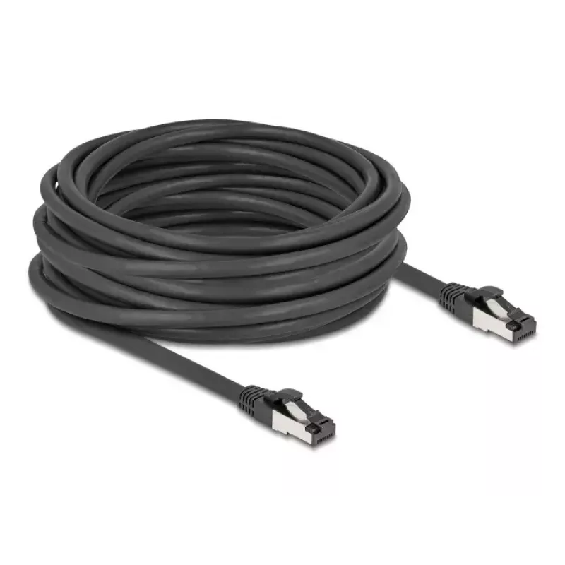 Verkkokaapeli DeLOCK 80575 RJ-45 Cat8.1 10 m musta