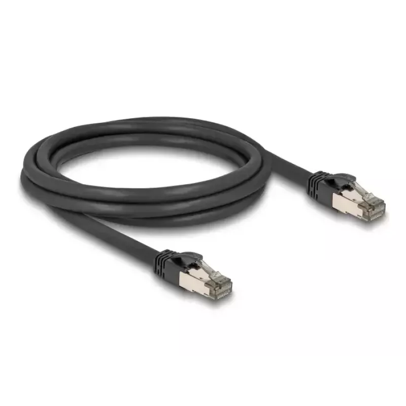 Verkkokaapeli DELOCK Cat6a U/FTP (STP) 2 m — RJ-45 RJ-45:een