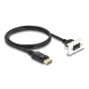 DeLOCK Easy 45 DisplayPort 8K 30 Hz -moduuli pigtaililla 22,5 x 45 mm