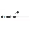 DeLOCK 86701 vedenpitävä RJ45-liitin naaras-naaras Cat.6A -jatkokappale suojuksella, musta