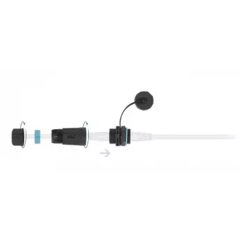 DeLOCK 86701 vedenpitävä RJ45-liitin naaras-naaras Cat.6A -jatkokappale suojuksella, musta