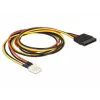 SATA-virtakaapeli DeLOCK 0,6 m 83879