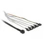 Kaapeli DeLOCK 0,5 m SFF-8643/4 x SATA 7p