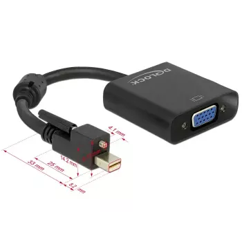 Videokaapeli-adapteri DeLOCK 62641 Mini DisplayPort - VGA 0,25 m
