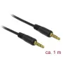 Audiokaapeli DeLOCK 85696 1 m 3,5 mm musta