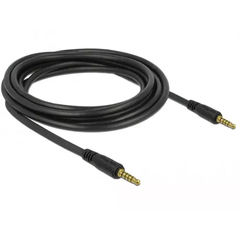 Audiokaapeli DeLOCK 85698 3 m 3,5 mm musta