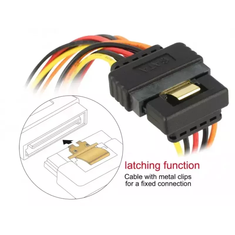 SATA-kaapeli DeLOCK 60159 0,3 m monivärinen