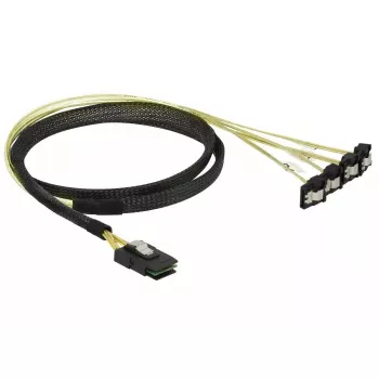 Sisäinen virtakaapeli DeLOCK 85687, 1 m, Mini SAS SFF-8087 - 4 SATA