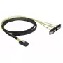 Sisäinen virtakaapeli DeLOCK 85687, 1 m, Mini SAS SFF-8087 - 4 SATA