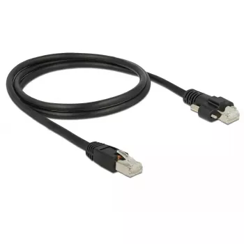 Verkkokaapeli DeLOCK 85667 RJ-45 Cat6 1 m musta