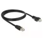 Verkkokaapeli DeLOCK 85667 RJ-45 Cat6 1 m musta