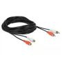 Audiokaapeli DeLOCK 85807 5 m 2 x RCA musta punainen valkoinen