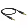 Audiokaapeli DeLOCK 85790 0,5 m 4,4 mm musta