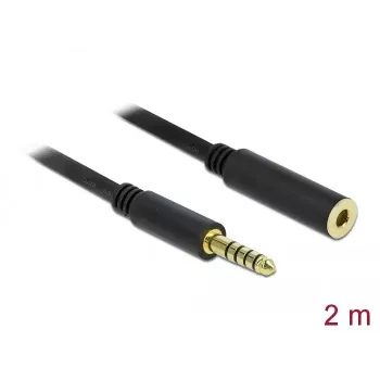 Audiokaapeli DeLOCK 85797 2 m 4,4 mm musta
