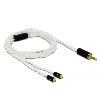 Audiokaapeli DeLOCK 85848 1,2 m 2,5 mm 2x MMCX valkoinen