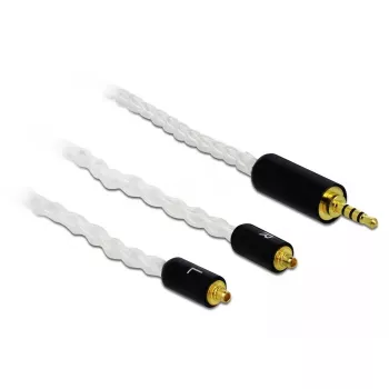 Audiokaapeli DeLOCK 85848 1,2 m 2,5 mm 2x MMCX valkoinen