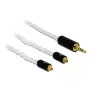 Audiokaapeli DeLOCK 85848 1,2 m 2,5 mm 2x MMCX valkoinen