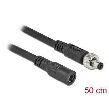 DC-jatkokaapeli 5,5 x 2,1 mm DeLOCK 86570