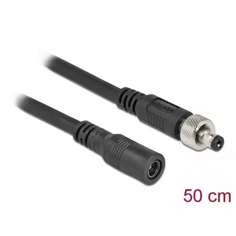 DC-jatkokaapeli 5,5 x 2,1 mm DeLOCK 86570