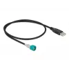 Kaapeli HSD Z -pistoke – USB 2.0 Type-A uros 0,5 m DeLOCK