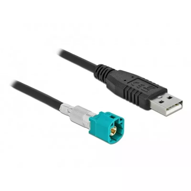 Kaapeli HSD Z -pistoke – USB 2.0 Type-A uros 0,5 m DeLOCK