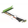 Riser-kortti DeLOCK PCI Express x1 – x16 taipuisalla kaapelilla 80 cm