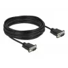 Sarjakaapeli DeLOCK 86577 musta 10 m RS-232 Sub-D9