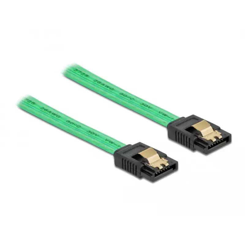 SATA-kaapeli DeLOCK 82064 0,3 m SATA 7-pin vihreä