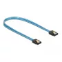 SATA-kaapeli DeLOCK 82133 UV-hehkuva efekti sininen 70 cm