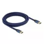 HDMI-kaapeli DeLOCK Ultra High Speed 48 Gbps 8K 60 Hz sininen 3 m