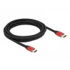 HDMI-kaapeli DeLOCK Ultra High Speed 48 Gbit/s 8K 60 Hz punainen 3 m